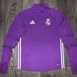 adidas Purple Real Madrid Training Pullover